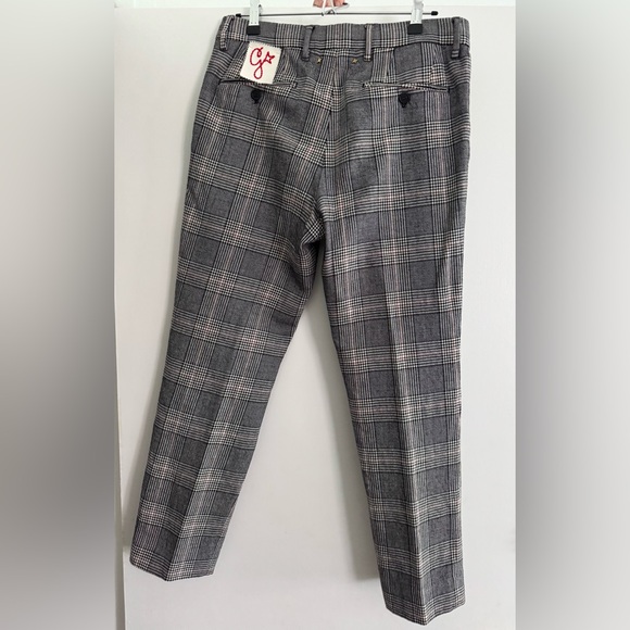 Golden Goose Prince of Wales Check Wool Trousers - Picture 5 of 10